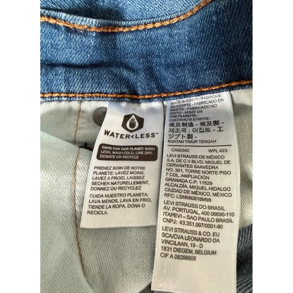 Levis 511 Slim Fit Mens Jeans 32x32 Medium Wash Blue Denim Pants